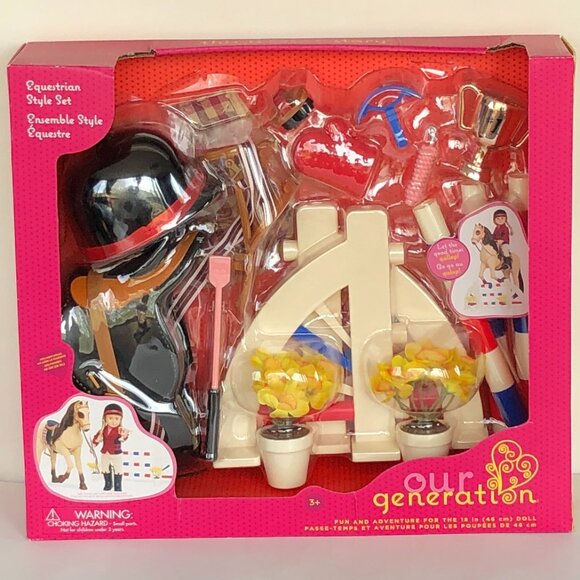 New in Box Our Generation Doll Accessory- Equestrian Style Set - Picture 3 of 14